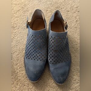 Women’s Born Nanna Blue Suede Slip on size 9.5